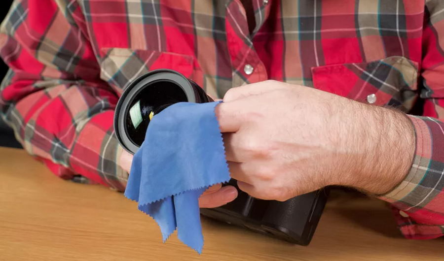 cleaning camera lenses